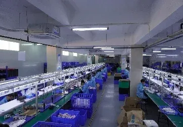 Camera assembly work in the factory