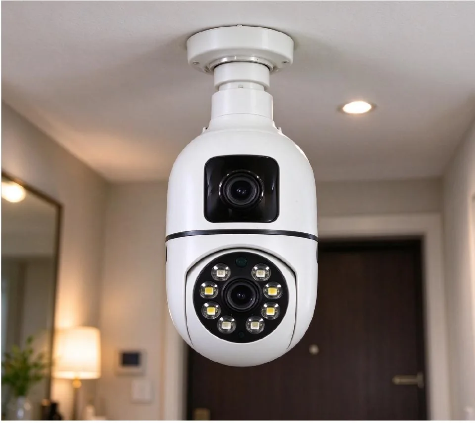 D15 Dual-view bulb camera