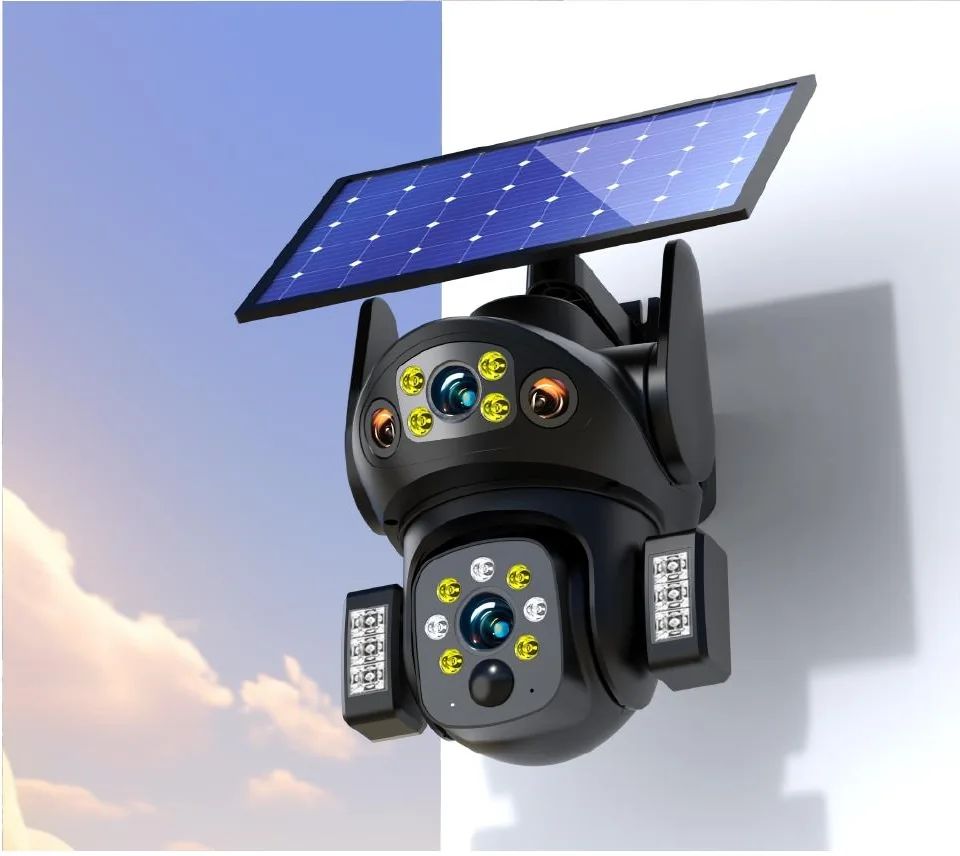 V88D Dual-view AOV solar security camera
