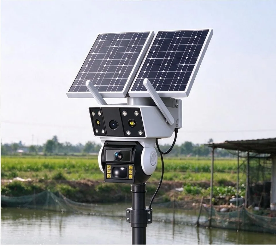 V99A Dual-view solar security camera